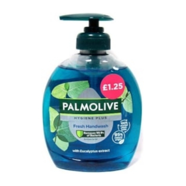PALMOLIVE LIQUID HAND SOAP ANTI BACTERIAL PMP £1.25 300ML