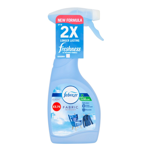 FEBREZE FABRIC SPRAY CLASSIC PMP £3.75 500ML