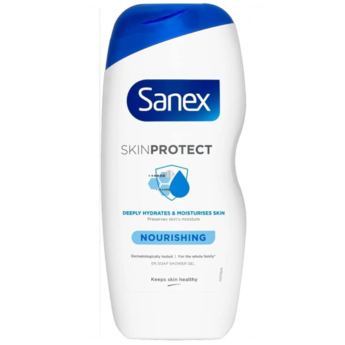 SANEX SHOWER GEL SKIN PROTECT NOURISHING PMP £1.25 200ML