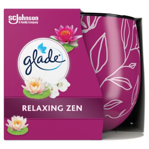 GLADE RELAXING ZEN CANDLE £2.99 108G
