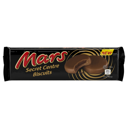MARS SECRET CENTRE BISCUITS 132G-UK