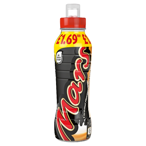 MARS CARAMEL FLAVOURED MILK SHAKE PMP £1.69 350ML