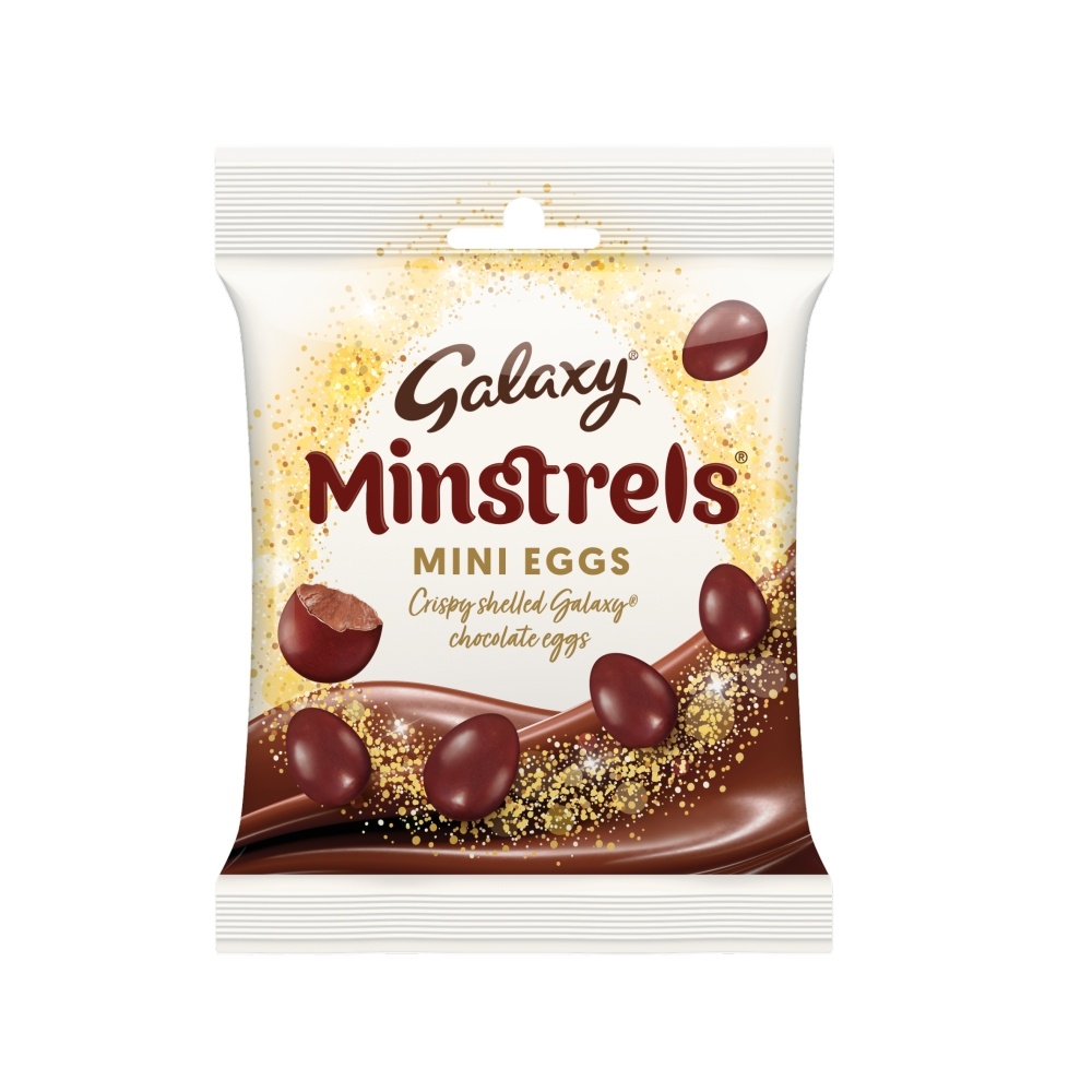 GALAXY MINSTRELS MILK CHOCOLATE MINI EGGS BAG 80G-EASTER