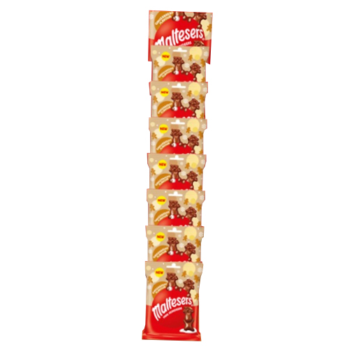 MALTESERS MINI GINGERBREAD REINDEER CLIPSTRIP 12PK 59G-XMAS