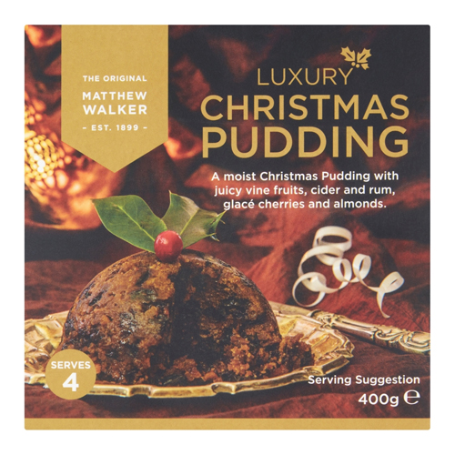 MATTHEW WALKER LUXURY XMAS PUDDING 400G-XMAS