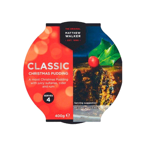 MATTHEW WALKER CLASSIC XMAS PUDDING 400G-XMAS