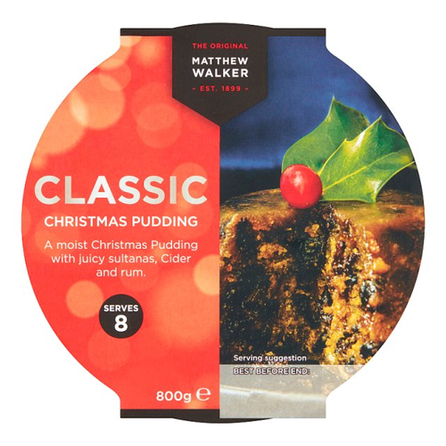 MATTHEW WALKER CLASSIC XMAS PUDDING 800G-XMAS