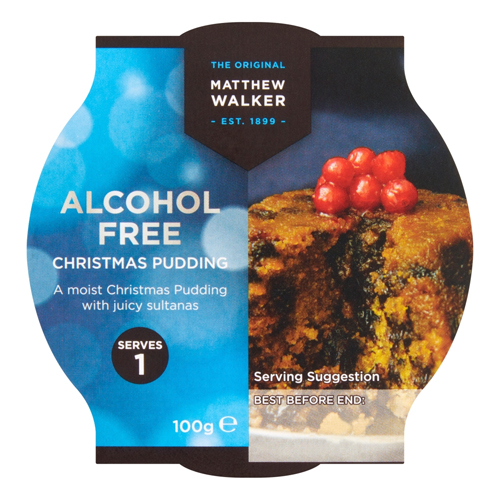 MATTHEW WALKER ALCOHOL FREE CHRISTMAS PUDDING 100G-XMAS