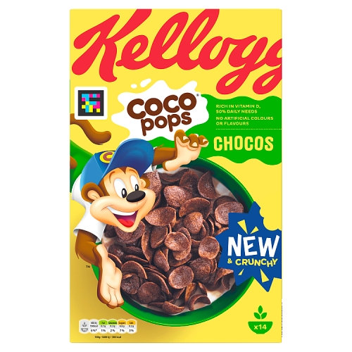 KELLOGG'S COCO POPS CHOCOS CHOCOLATE BREAKFAST CEREAL 5X 430G