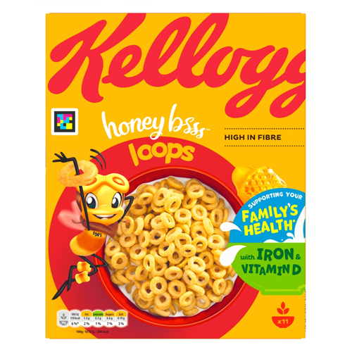 KELLOGG'S HONEY LOOPS 330G