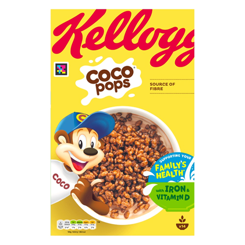 KELLOGG'S COCO POPS CHOCOLATE BREAKFAST CEREAL 420G