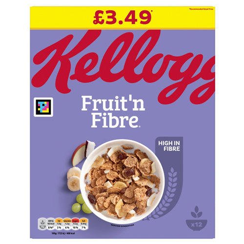 KELLOGGS FRUIT & FIBRE PMP £3.49 500G
