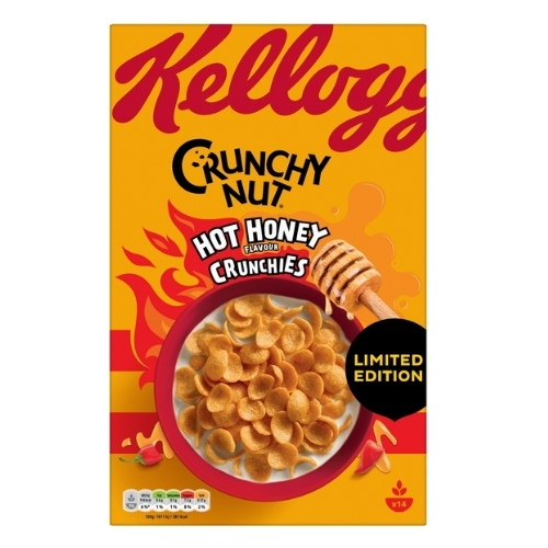 KELLOGG'S CRUNCHY NUT HOT HONEY BREAKFAST CEREAL 420G