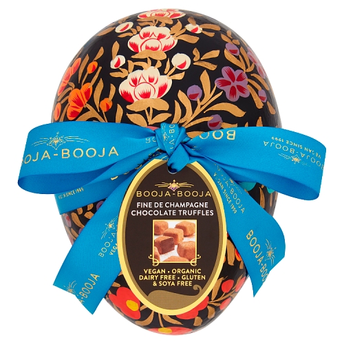BOOJA-BOOJA FINE DE CHAMPAGNE CHOCOLATE TRUFFLES LARGE EGG 138G