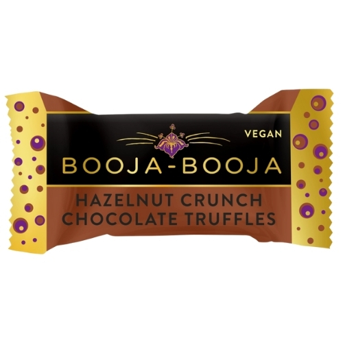 BOOJA-BOOJA HAZELNUT CRUNCH CHOCOLATE TRUFFLES ORGANIC 23G