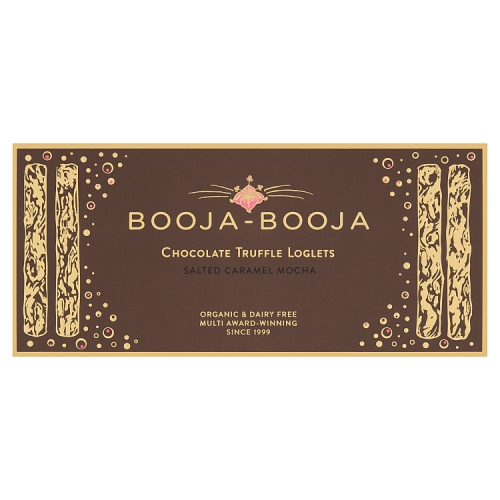 BOOJA-BOOJA SALTED CARAMEL MOCHA CHOCOLATE TRUFFLE LOGLETS 115G
