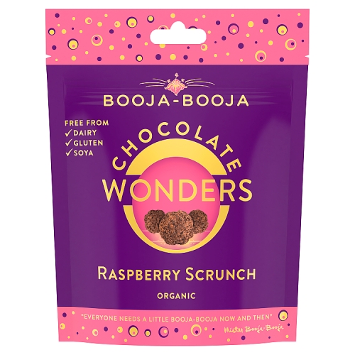 BOOJA-BOOJA RASPBERRY SCRUNCH CHOCOLATE WONDERS 65G
