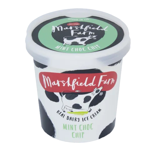 MARSHFIELD MINT CHOC CHIP CUP 125ML