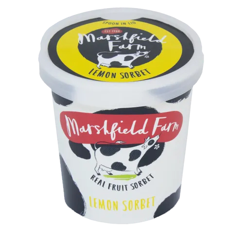 MARSHFIELD LEMON SORBET CUP 125ML