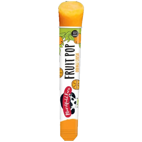 MARSHFIELD FARM ORANGE CRUSH FRUIT POP 110ML