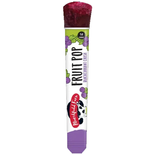 MARSHFIELD FARM BLACKCURRANT CRUSH FRUIT POP 110ML