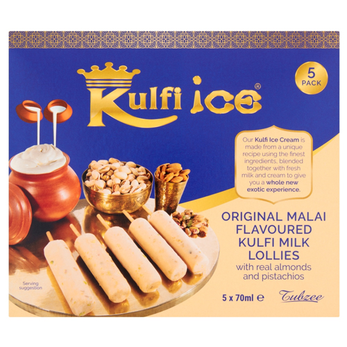 TUBZEE MALAI KULFI 5X70ML