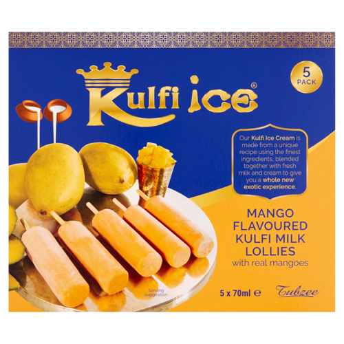 TUBZEE MANGO KULFI 5X70ML