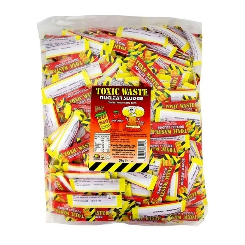 TOXIC WASTE CHERRY CHEW BAR MINIS 3KG