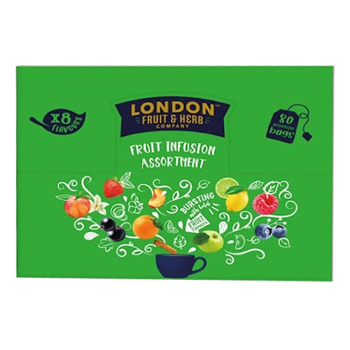 LONDON FRUIT & HERB FRUIT ASSORTMENT 20S TEABAGS 40G