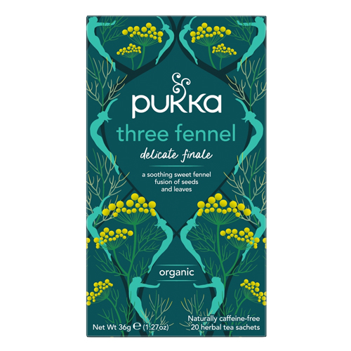 PUKKA ORGANIC THREE FENNEL 20'S