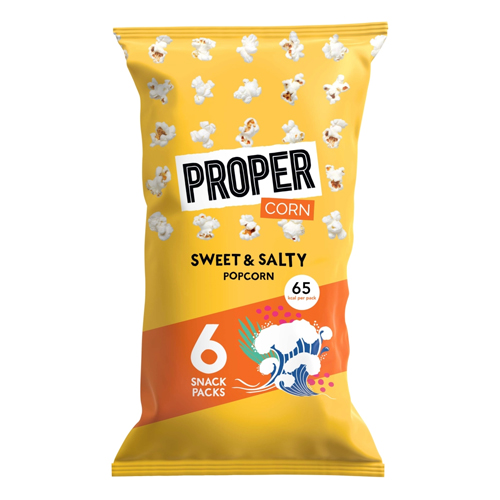 PROPERCORN SWEET & SALTY POPCORN 84G
