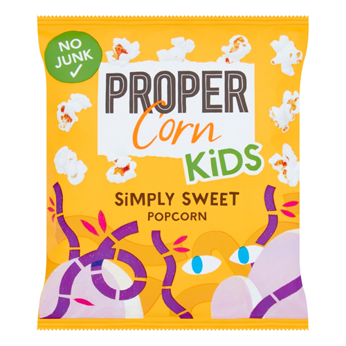 PROPERCORN KIDS SIMPLY SWEET POPCORN 12G