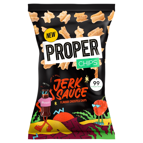 PROPER CHIPS CHICKPEA JERK SAUCE 85G