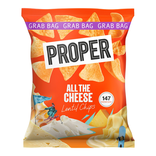 PROPER CHIPS ALL THE CHEESE GRAB BAG 31G