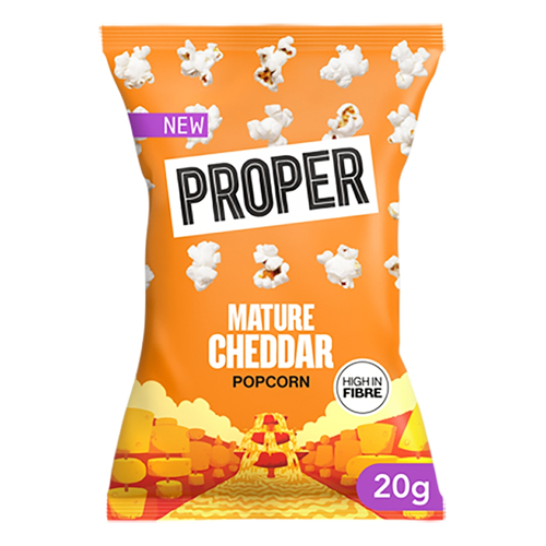 PROPERCORN MATURE CHEDDAR POPCORN 20G