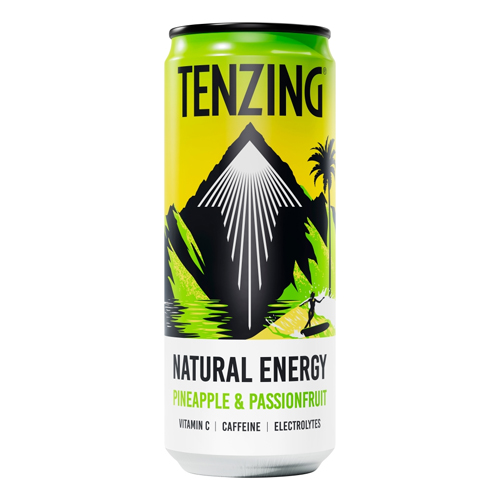 TENZING NATURAL ENERGY PINEAPPLE & PASSIONFRUIT 330ML