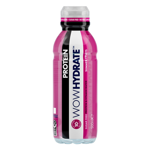 WOW HYDRATE PROTEIN SUMMER FRUITS PET 500ML