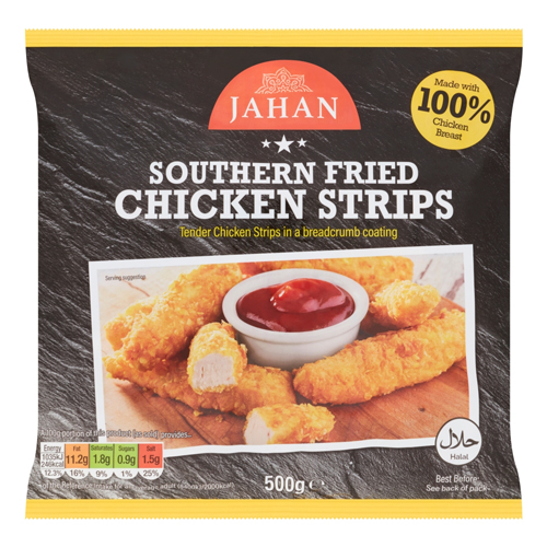JAHAN SOUTHERN FRIED CHICKEN STRIPS 500G