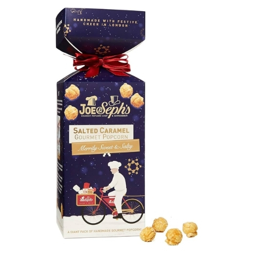JOE & SEPH'S SALTED CARAMEL FESTIVE CRACKER 85G-XMAS