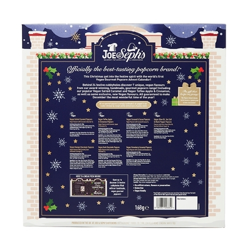 JOE & SEPH'S ADVENT CALENDER BLUE 168G-XMAS