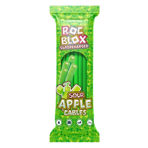 ROCBLOX SUPERCHARGED SOUR APPLE CABLES 170G