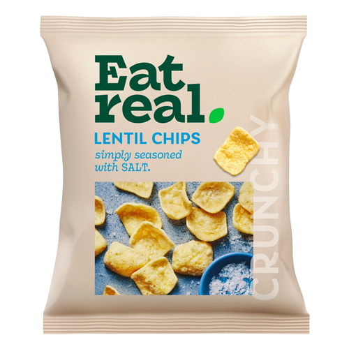 EAT REAL LENTIL CHIPS 18G