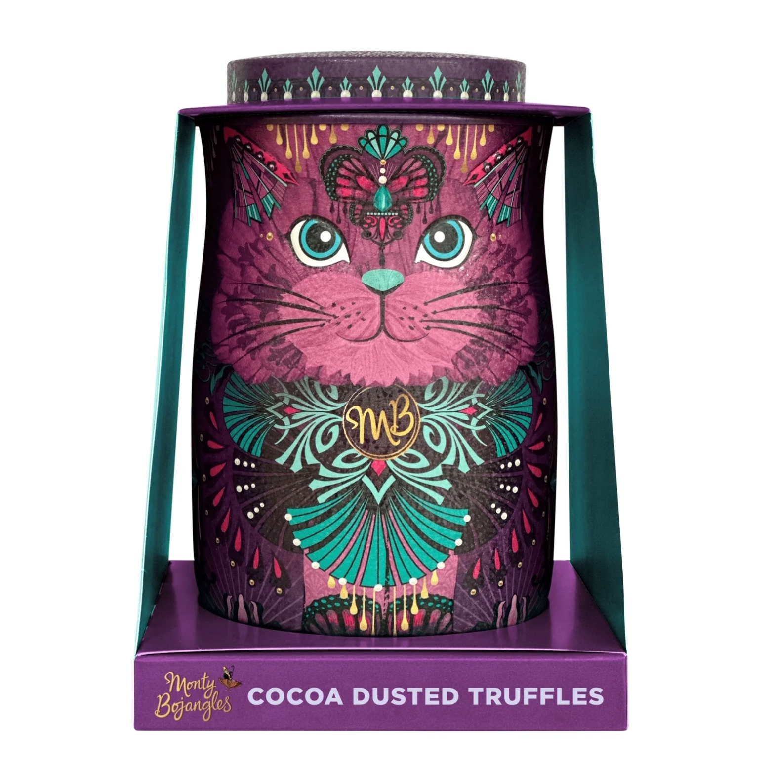 MONTY BOJANGLES CHOCCY SCOFFY VIOLET REBEL CAT TIN 135G