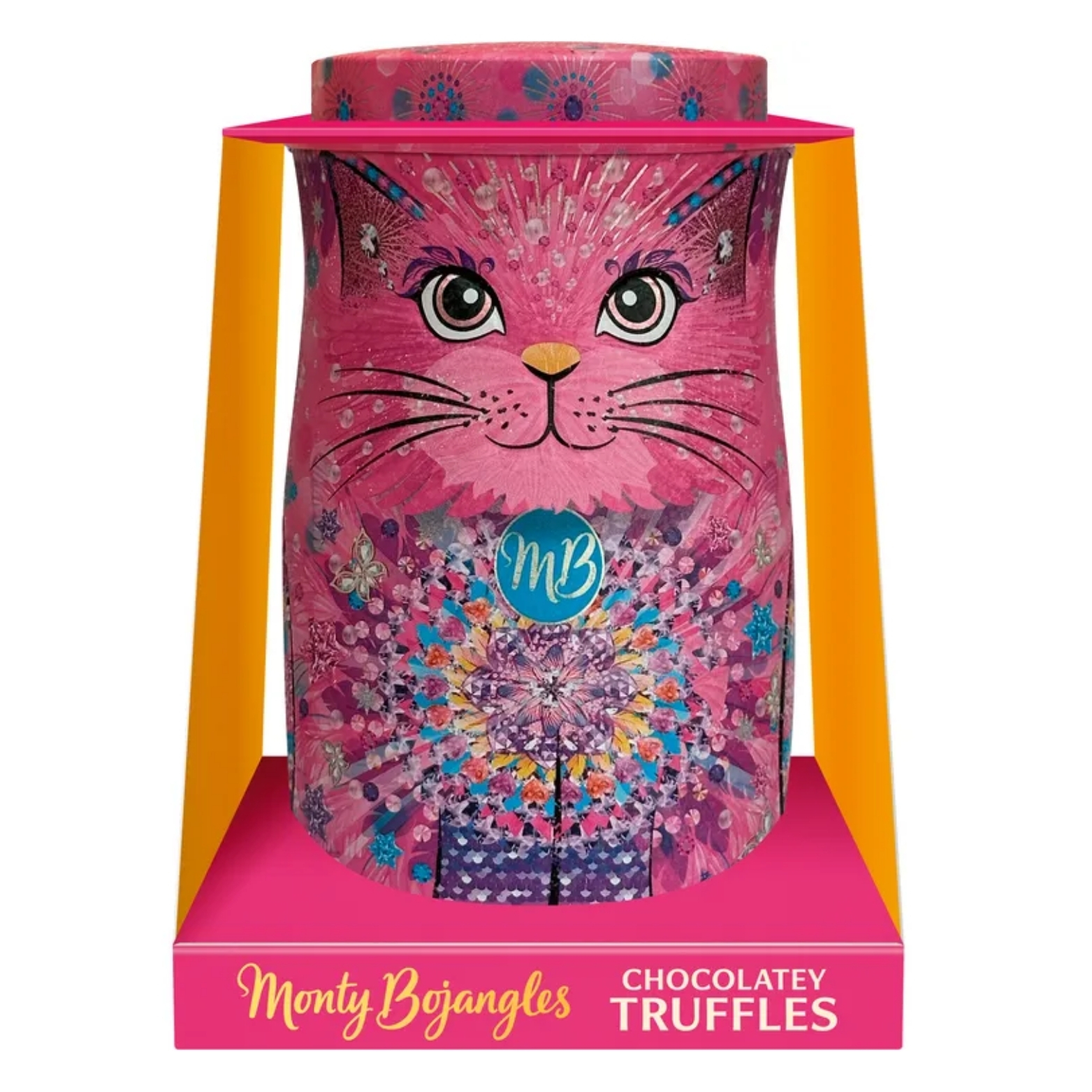 MONTY BOJANGLES BERRY BUBBLY SHIMMERING STARLET CAT TIN 135G