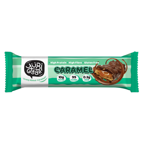 YUBI BAR CARAMEL PROTEIN BAR 35G