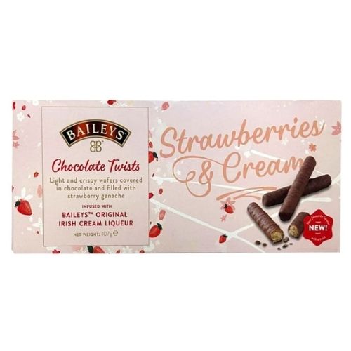 BAILEYS STRAWBERRY & CREAM CHOCOLATE TWISTS 107G-EASTER