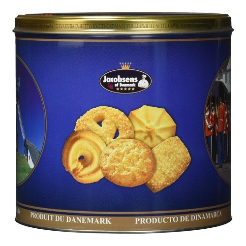 JACOBSEN'S DANISH BUTTER COOKIE TIN 454G-XMAS