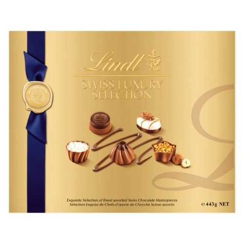 LINDT SWISS LUXURY SELECTION 443G-XMAS
