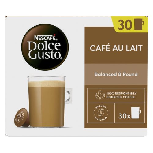 NESCAFE DOLCE GUSTO CAFE AU LAIT 30CAP 300G