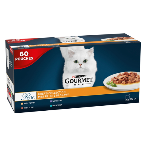 GOURMET PERLE CHEF'S COLLECTION IN GRAVY 60X 85G